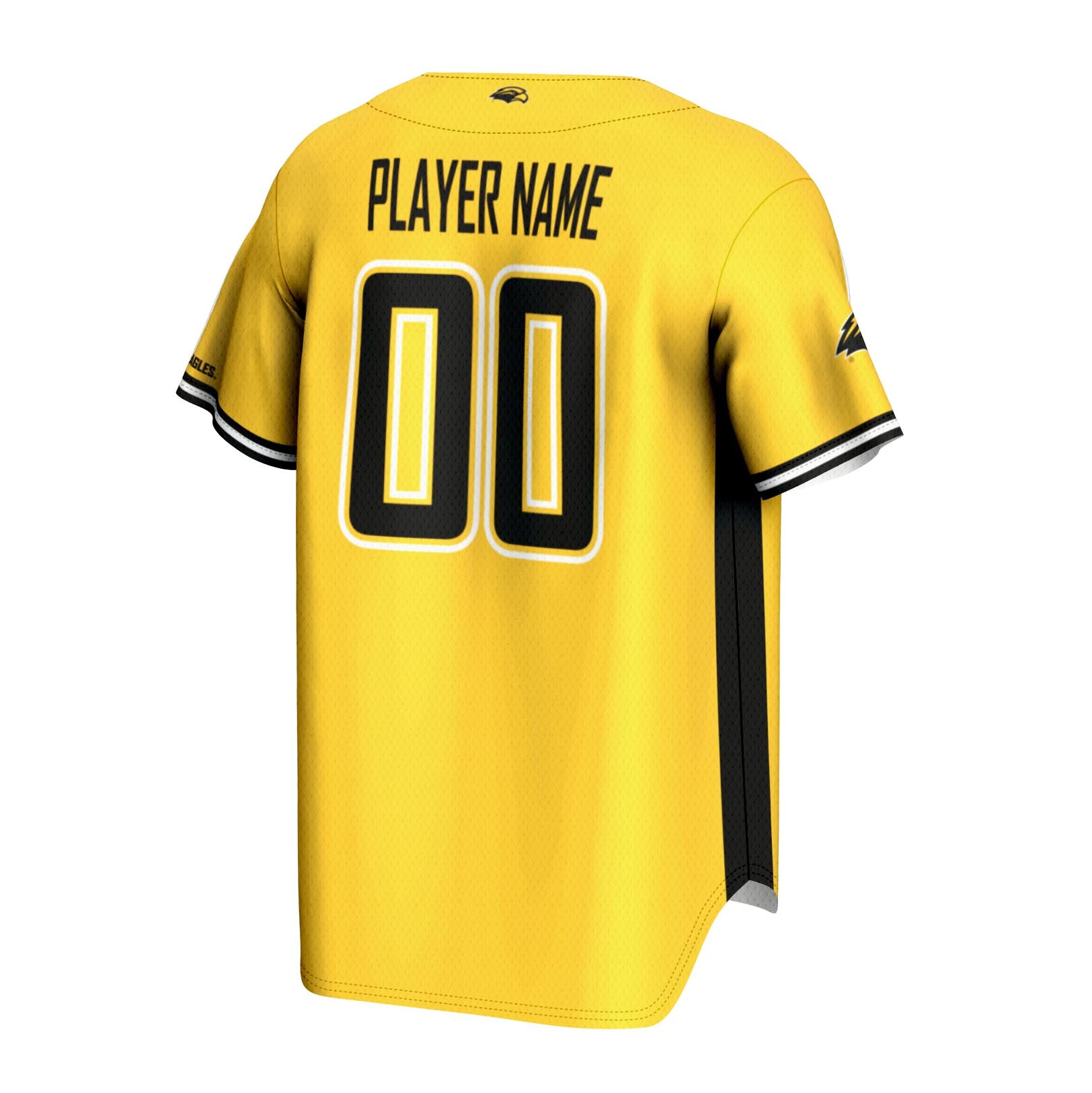 [NJP] Southern Miss Golden Eagles GameDay Greats Youth NIL Pick-A-Player Lightweight Baseball Jersey - Gold