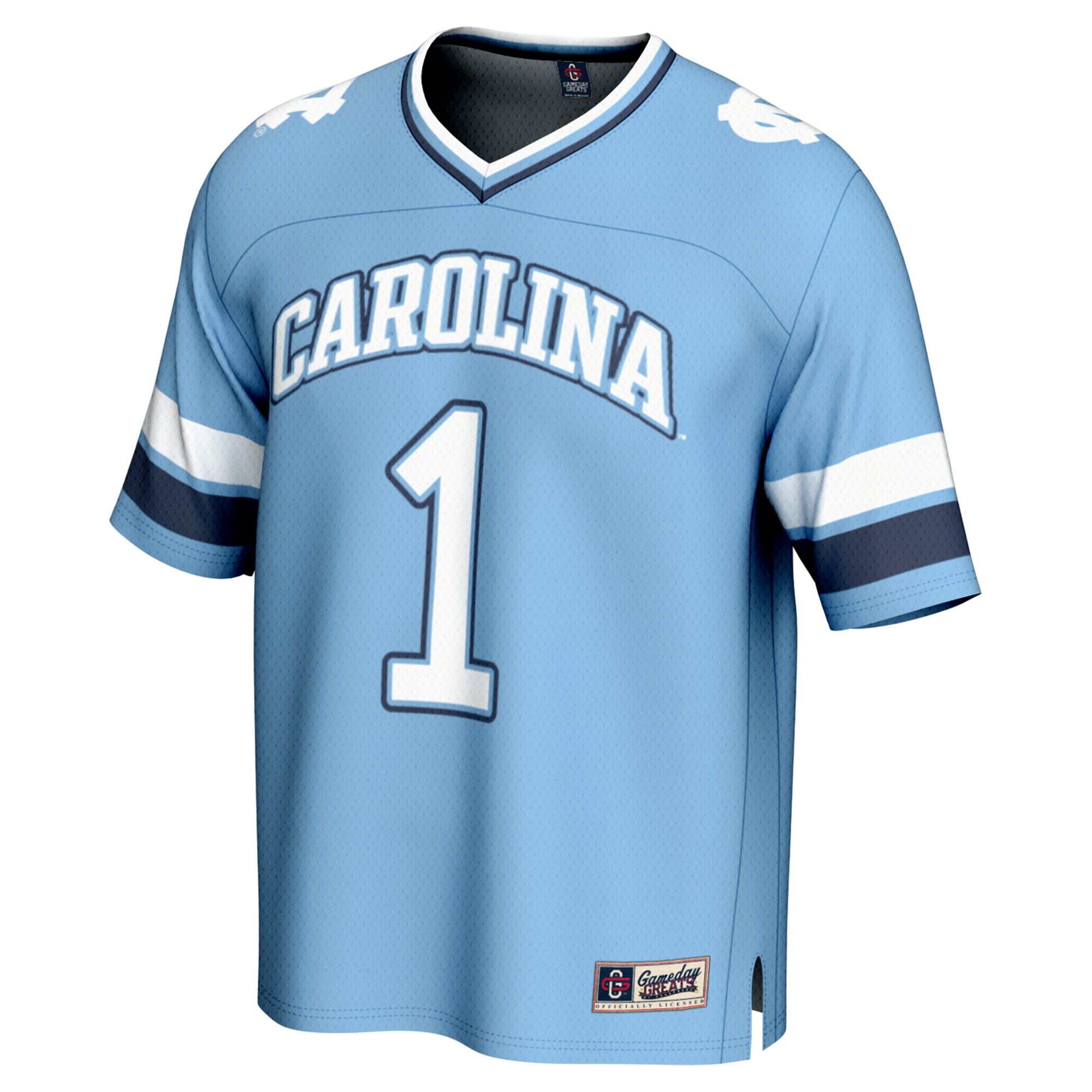 [NJP] North Carolina Tar Heels GameDay Greats Youth Lightweight Collegiate Football Fashion Jersey - Carolina Blue