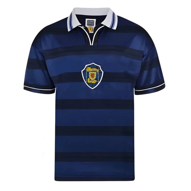[JED] Score Draw Scotland 1998 World Cup Finals Retro Football Shirt (Your Name)