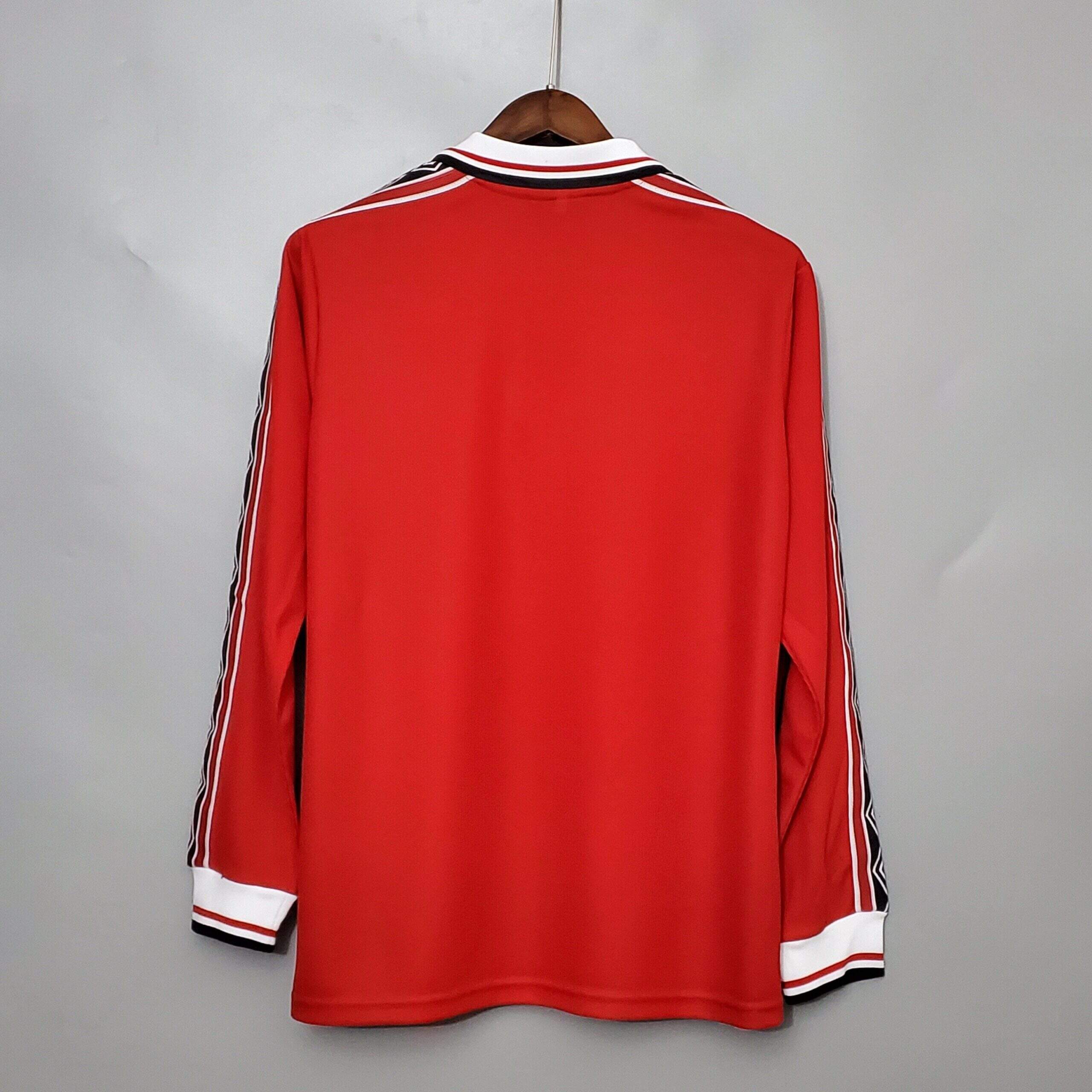 Cheap 1998-1999 Man United retro kit – Long sleeve