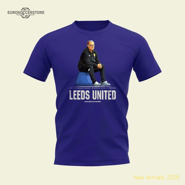 Luxury Marcelo Bielsa Leeds T-shirt (blue) - Authentic Design