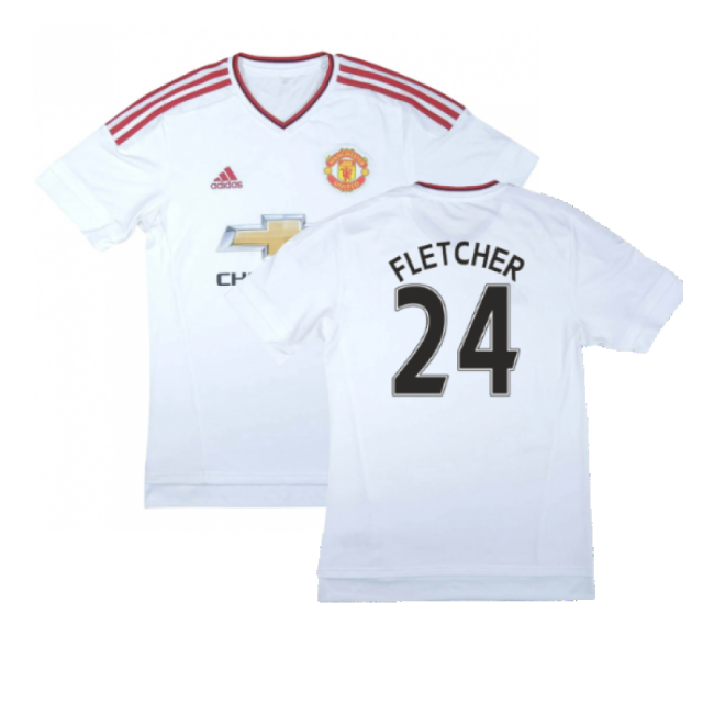 soccer jersey Manchester United 2015-16 Away Shirt (Excellent) (Fle...