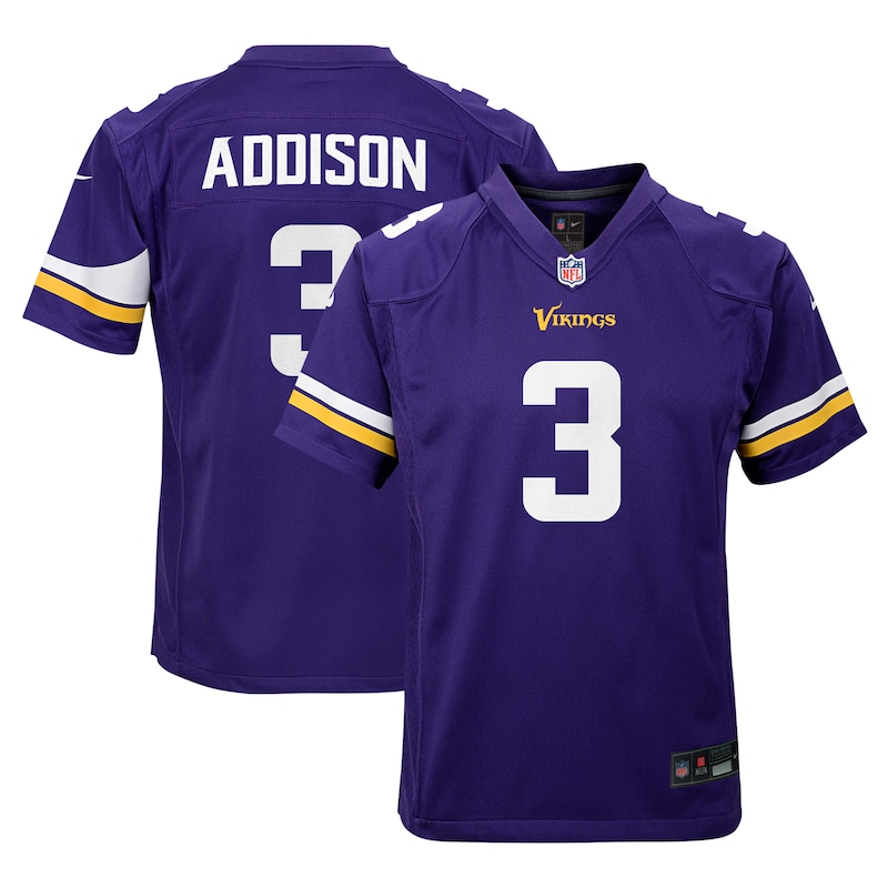 None Jordan Addison Star Player MIN Vikings Durable Jersey for NFL Fan