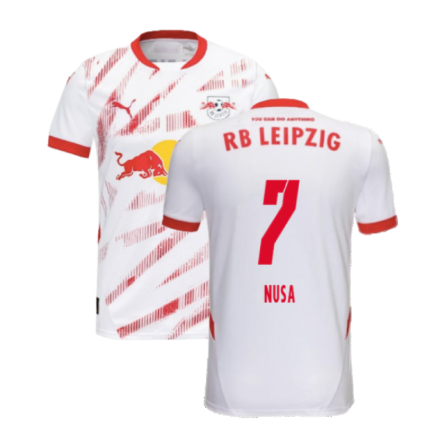2024-2025 Red Bull Leipzig Home Shirt (kids) (nusa 7) - Official Design