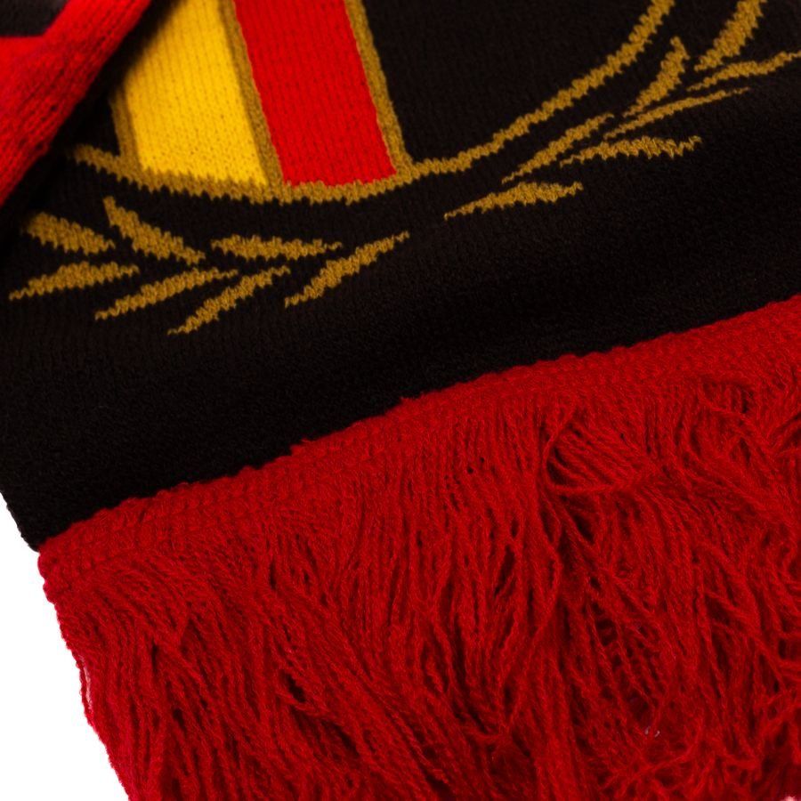 Belgium Scarf World Cup 2026 Power Red/jet Black/bold Gold
