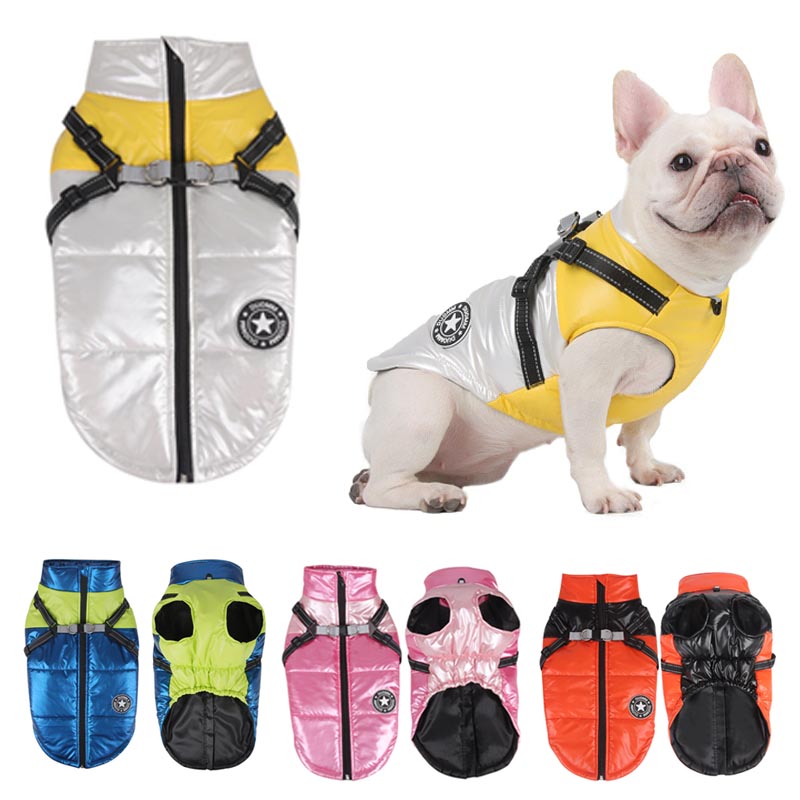 Jacket With Reflective Harness (ws088) Dog Supplies | Vet-recommended