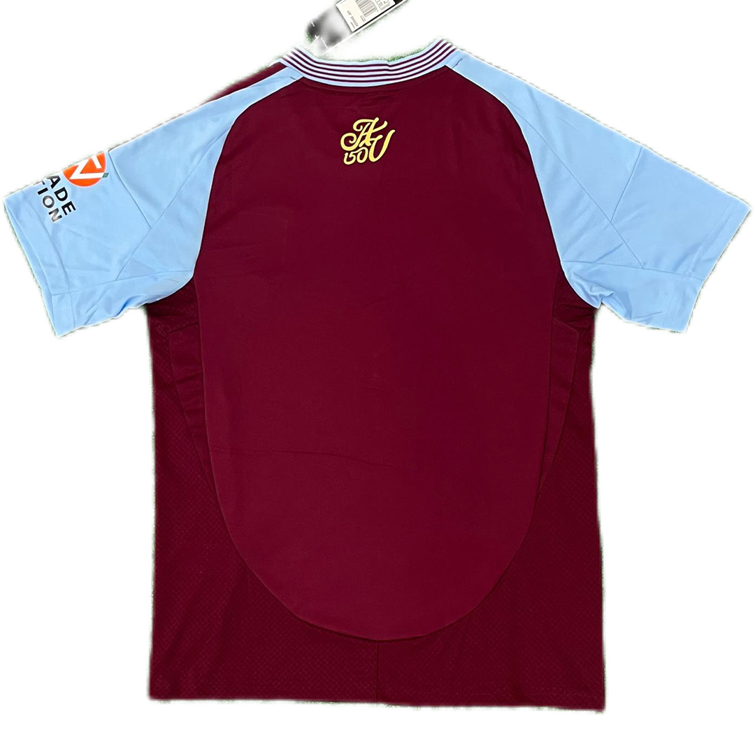 Durable Aston Villa 2425 Home Soccer Jersey Football Shirt
