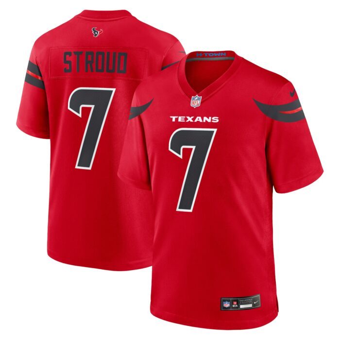 None Men's HOU Texans Championship Official Jersey Football Apparel