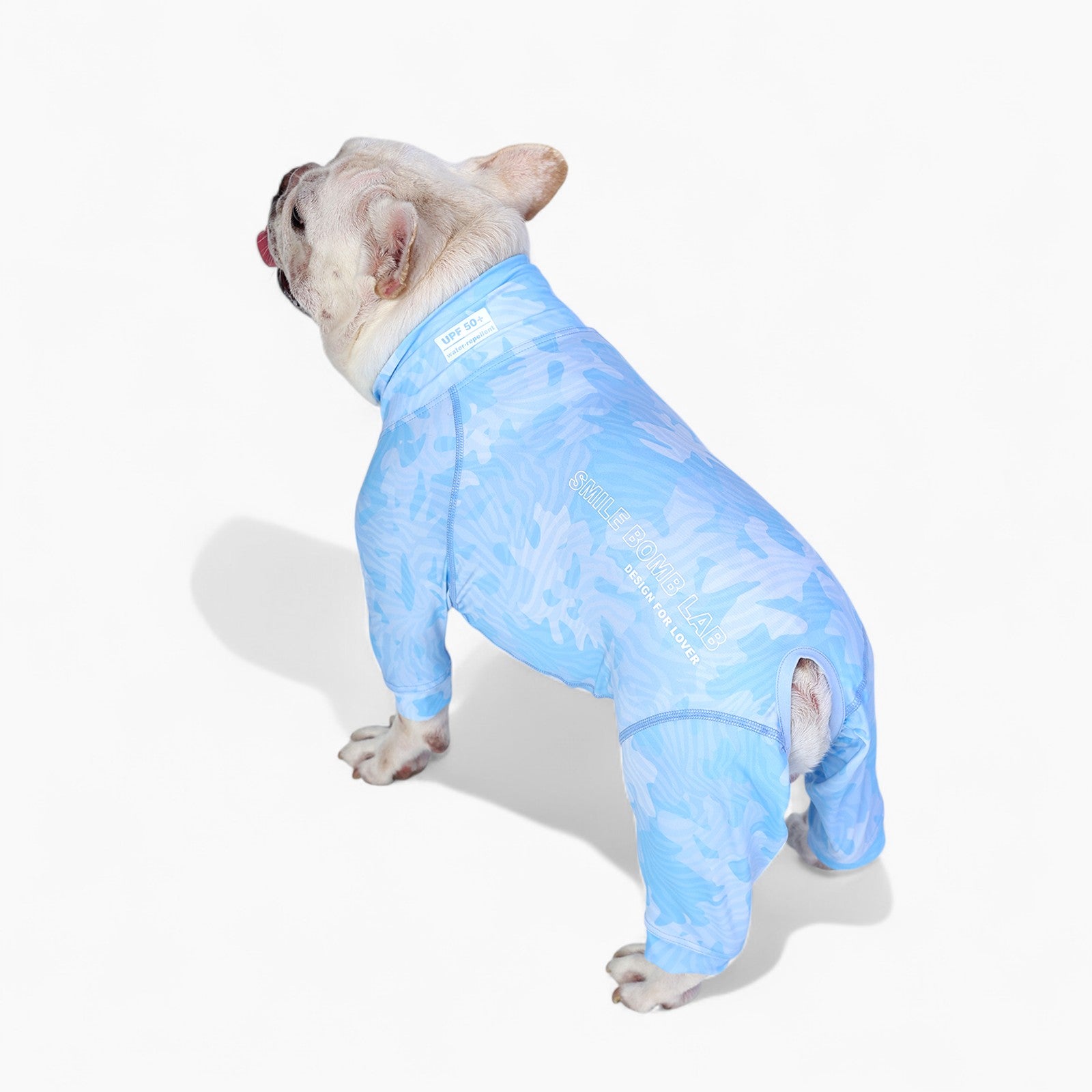 French Bulldog Frenchie Calming Pajamas – Breathable Full Body Dog