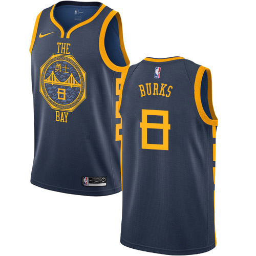 Warriors Gold State Warriors #8 Nike Jersey - On Sale Game Day Wear