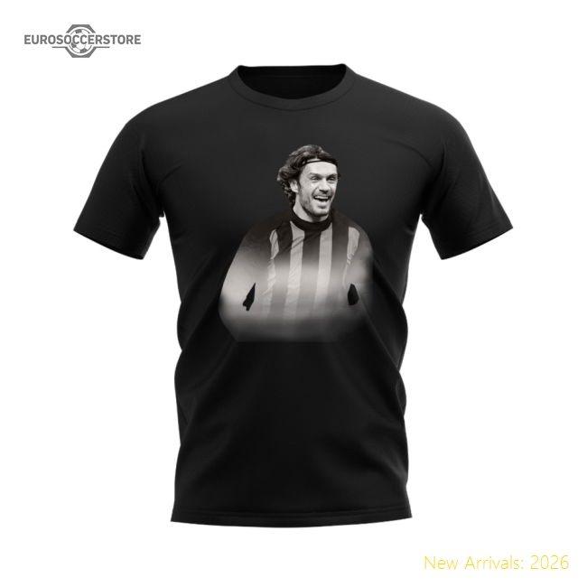 Paolo Maldini Ac Milan Legend Fan T-shirt (black) - Affordable