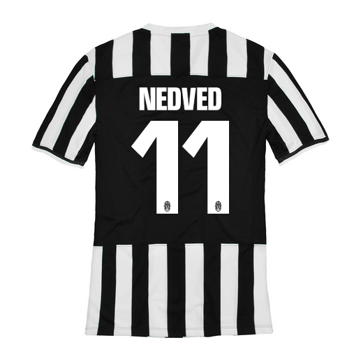 13-14 Juventus 11 Nedved Home Jersey Shirt - Official Replica 1467