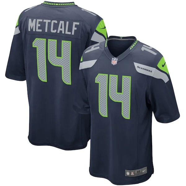 Performance Seattle Seahawks Game Jersey - Premium Navy NFL Fan Jer...
