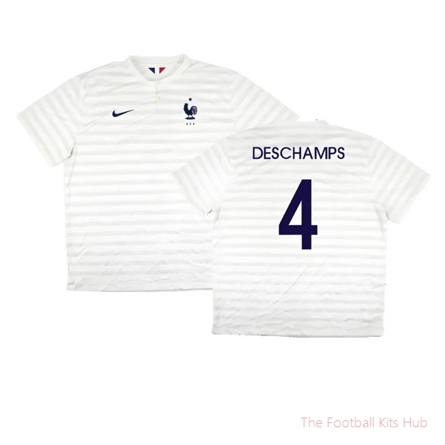 France 2014-15 Away Shirt ((Very Good) XXL) (Deschamps 4)