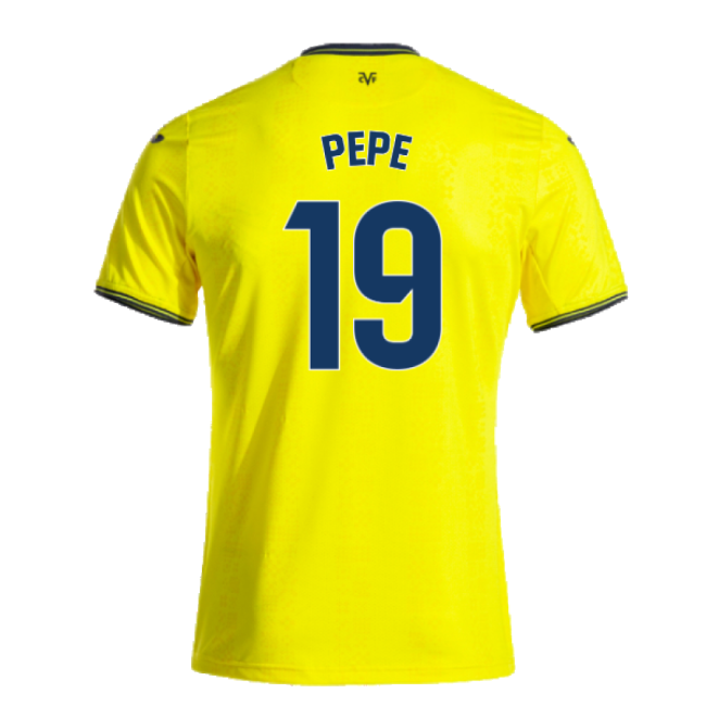 2024-2025 Villarreal First Jersey (pepe 19) - Supporter Edition