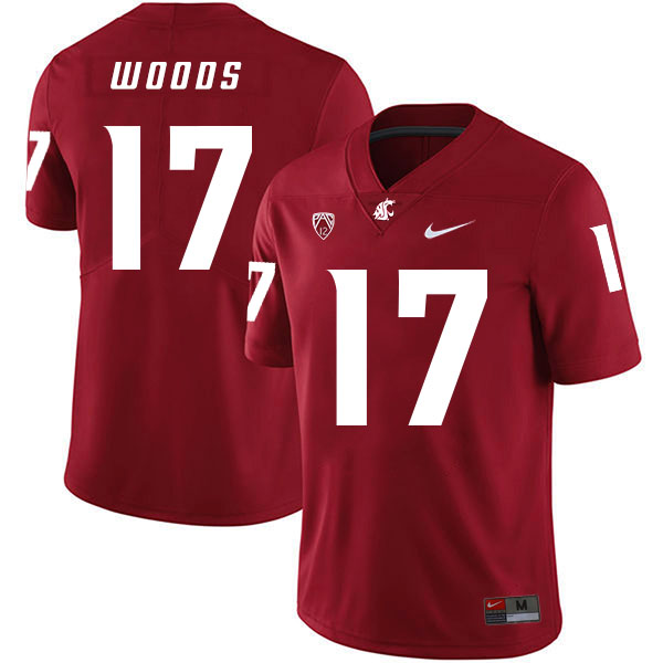 Men's None #17 Kassidy Woods Red 2024 alternate jersey home jersey
