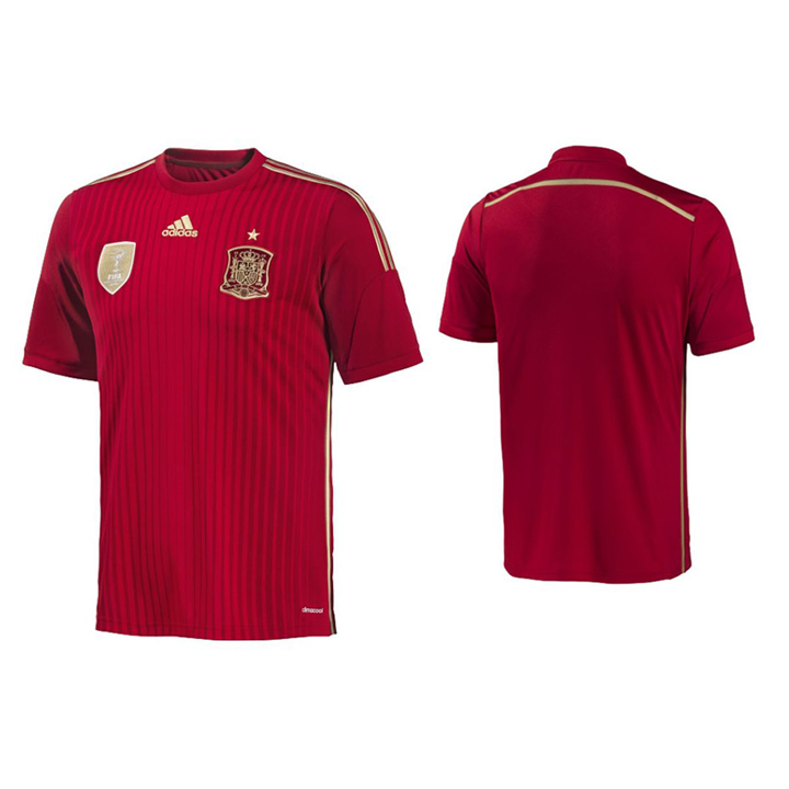 Adidas Spain Home Jersey 14/15 perfect for supporting your team