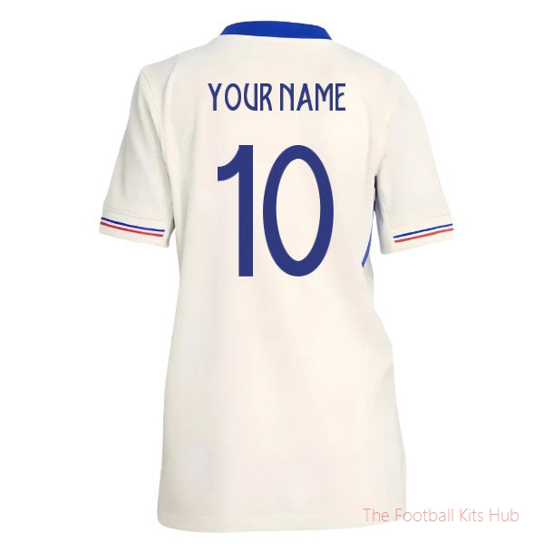 [LK] 2025/26 France Womens Team Away Shirt (Kids) (Your Name)