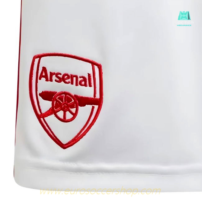 2025-2026 Arsenal Home Shorts (White) - Kids
