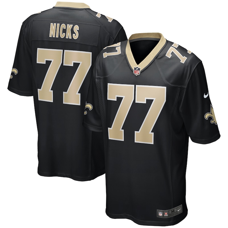 None Carl Nicks NO Saints Championship Elite Jersey Game Day Wear