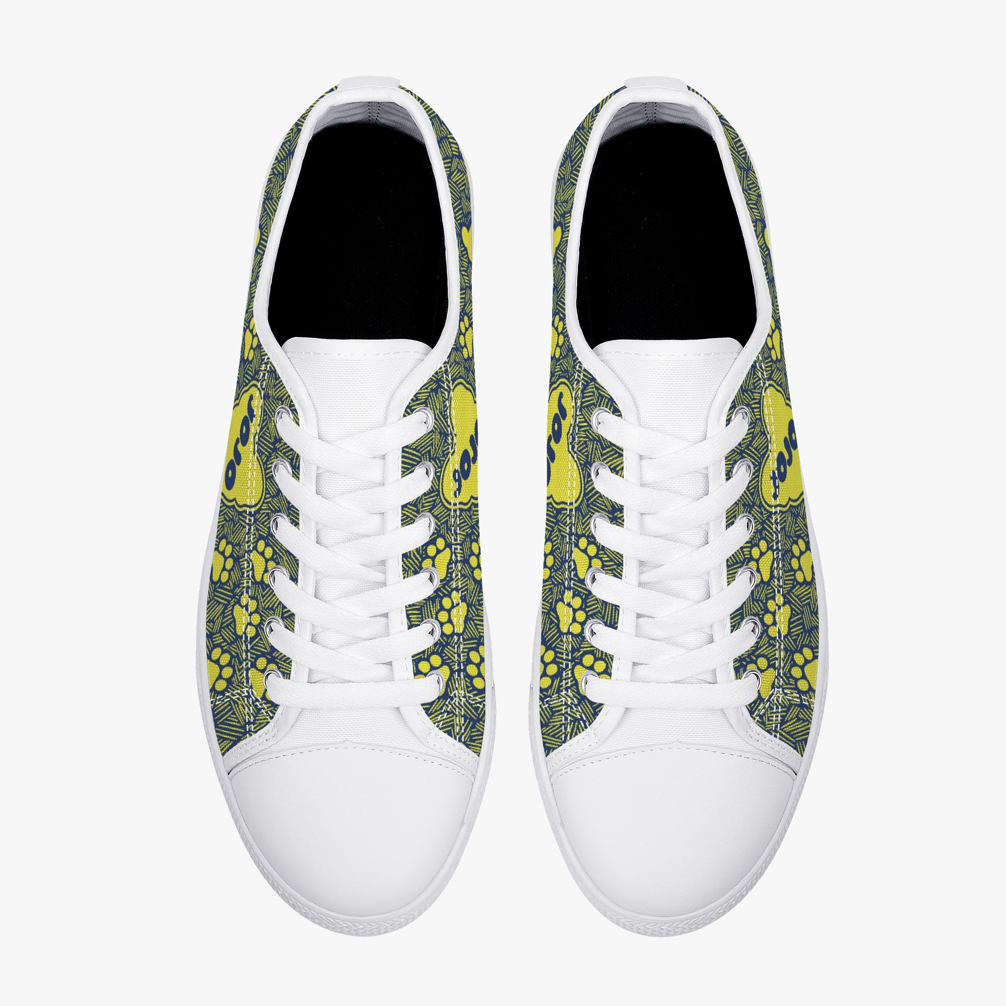 Classic Low-top Canvas Shoes Frenchie Themed Wear | Durable Build
