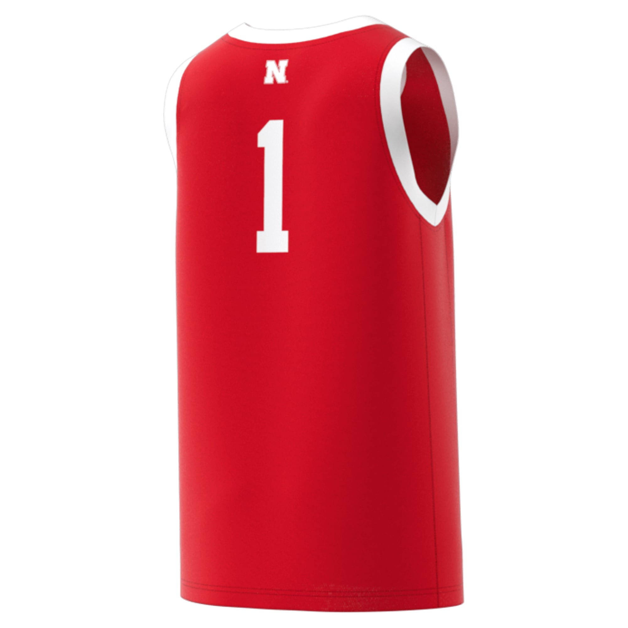 #1 Nebraska Huskers adidas Replica Swingman Jersey - Scarlet