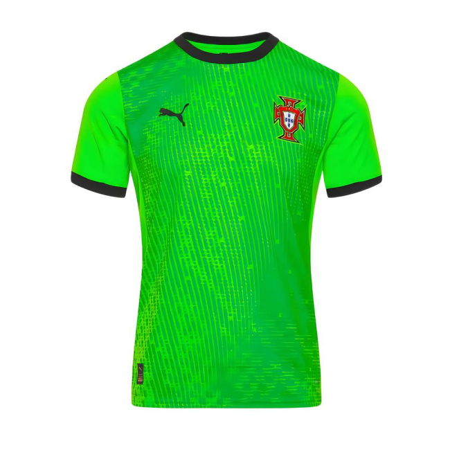 2025-2026 Portugal Home Goalkeeper Shirt (Green) Netherlands