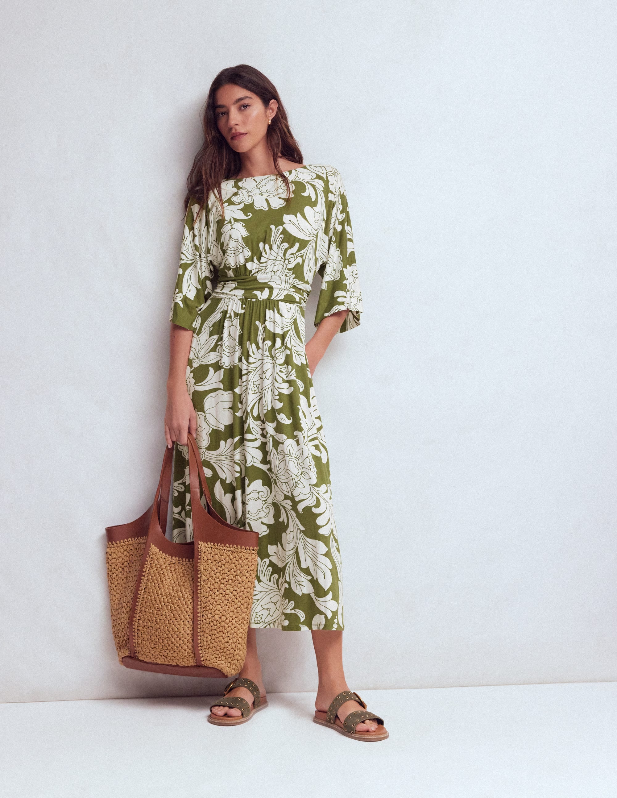 Imelda Kimono Jersey Dress