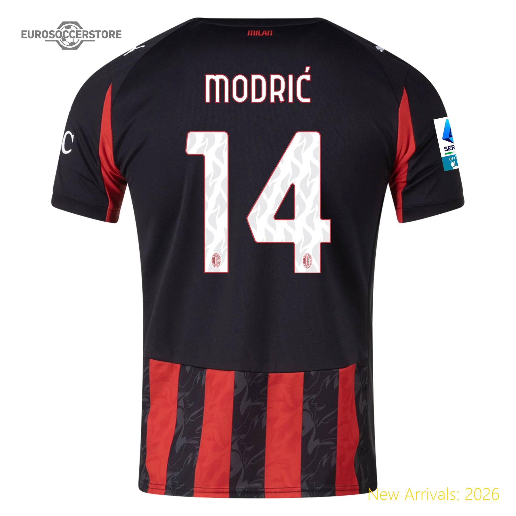Official Team Merchandise Top-grade Acm Men Football Star Home Jersey