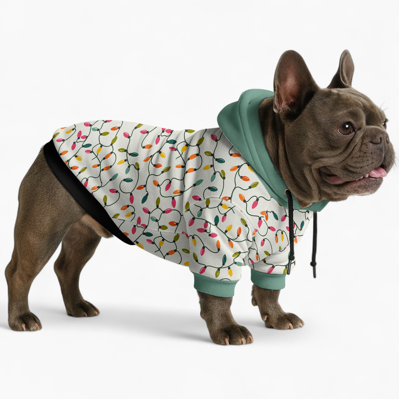 Casual Bruno - Stylish Frenchie Hoodie Pet Owner Apparel