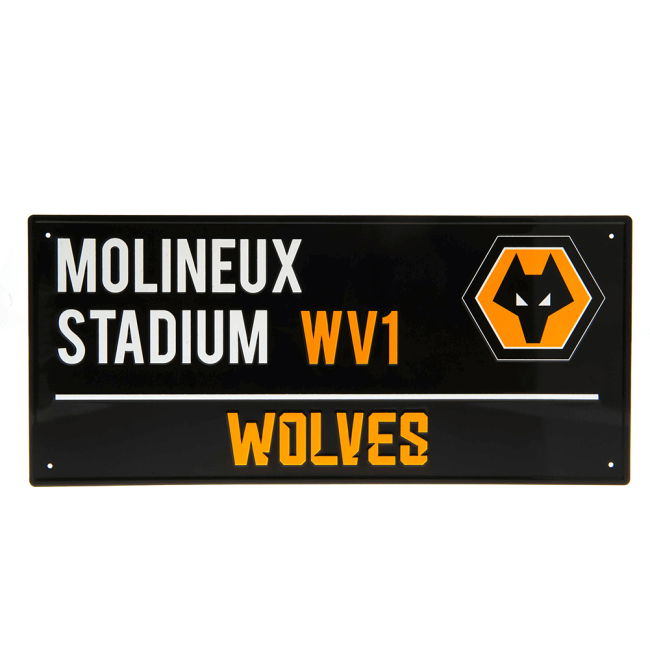 Adult Wolverhampton Wanderers FC Colour Street Sign