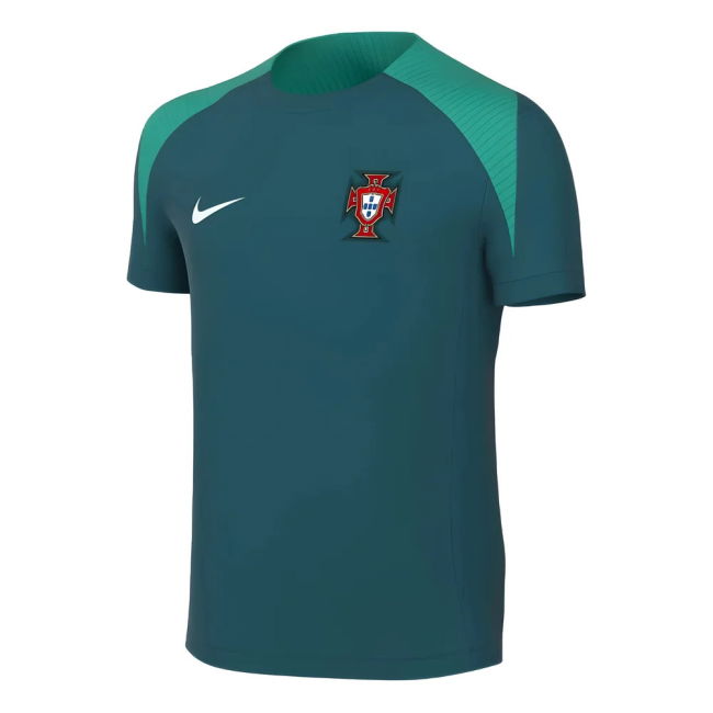 2024-2025 Portugal Dri-FIT Strike Training Shirt (Green) - Kids (Ronaldo 7)