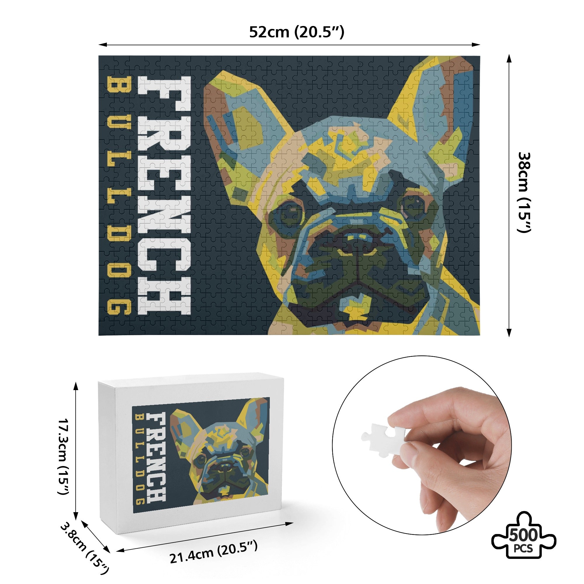 French Bulldog Jaimie Puzzle Cute Frenchie Essential