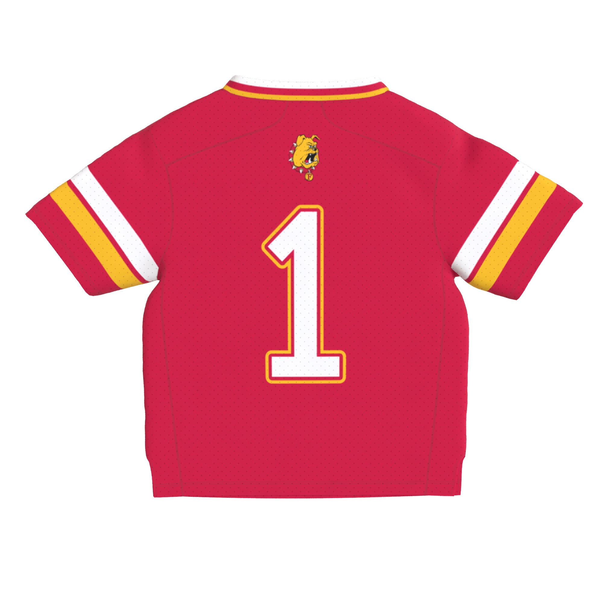 Infant Crimson Ferris State Bulldogs Lightweight Collegiate Football Fashion Jersey