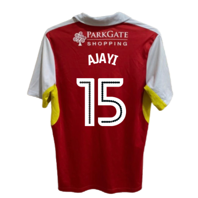 Authentic Design Rotherham Home Shirt Good Xl Ajayi #15 New Releas...
