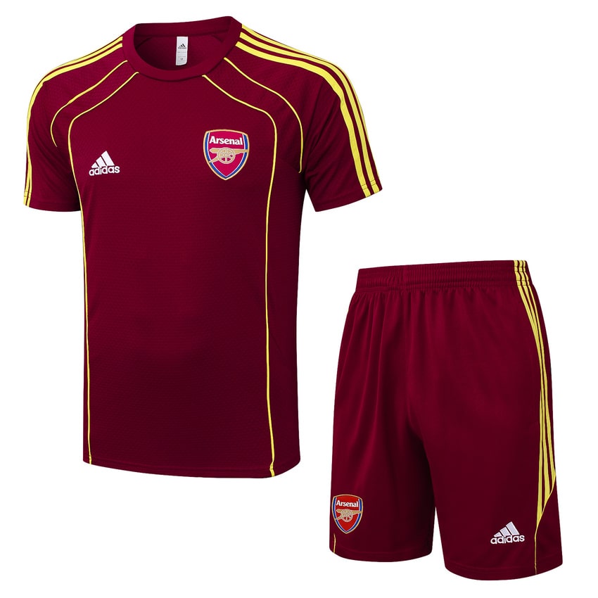 Arsenal 2025 2026 Dark Red Shirt Shorts Kit
