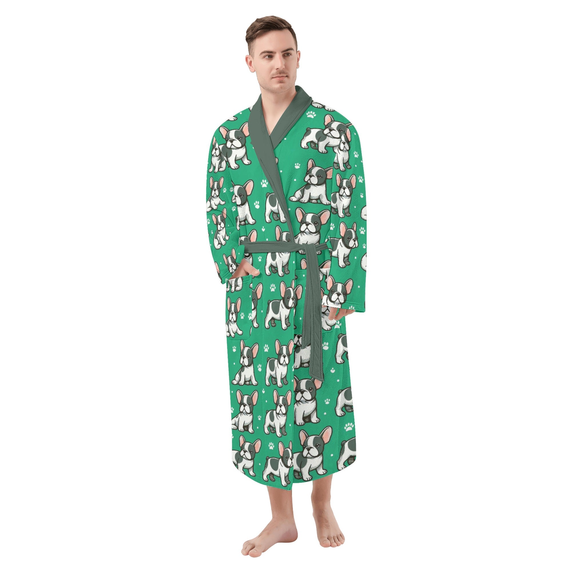 Safe Warm Warm Archie - Durable Men Bathrobe Paw Protection