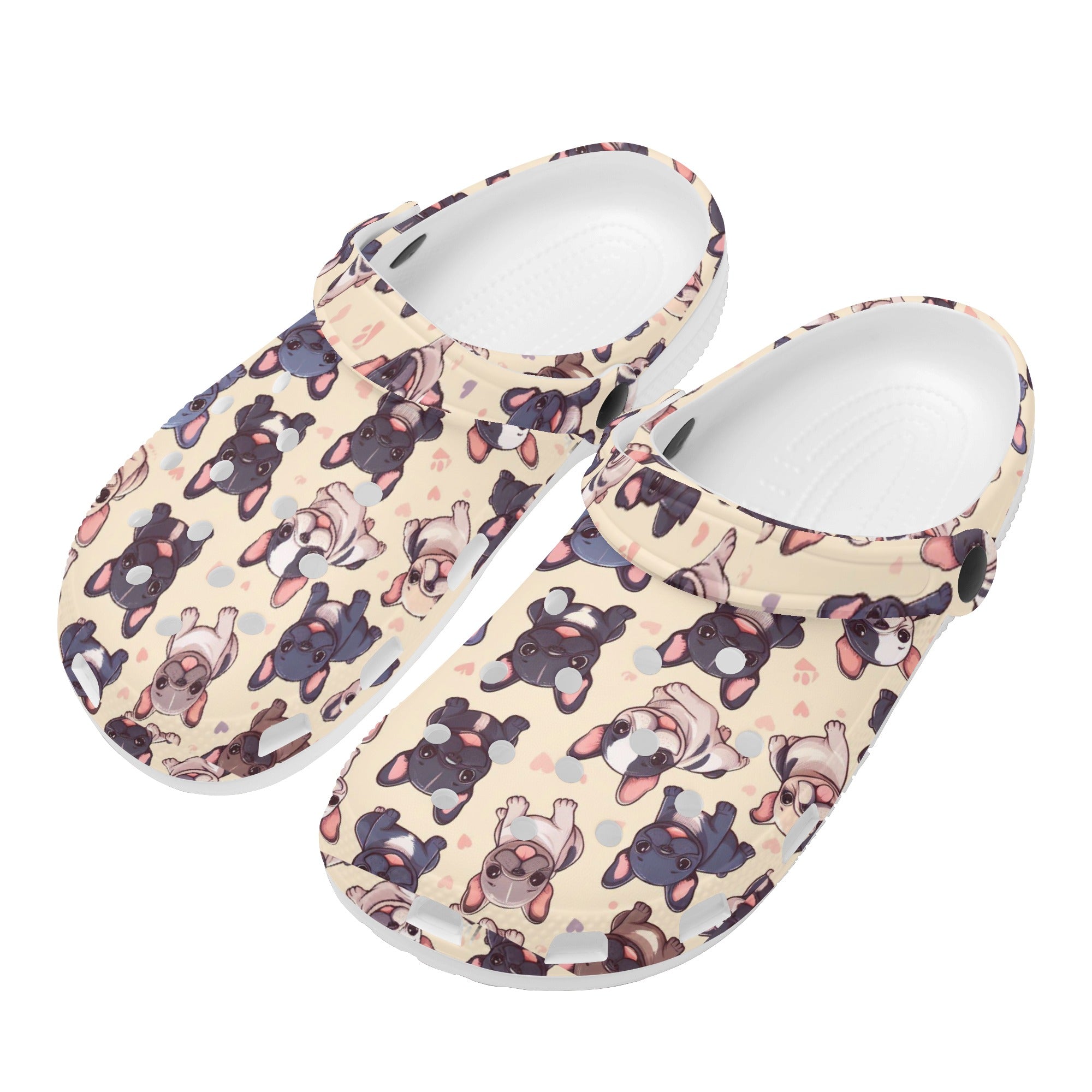 Frenchie Safe Paisley - Comfortable Unisex Clogs Pet Gear