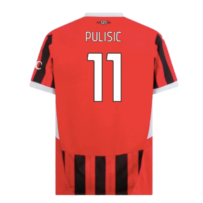 Durable 2024-2025 Ac Milan Home With Classic Design - Machine Washable