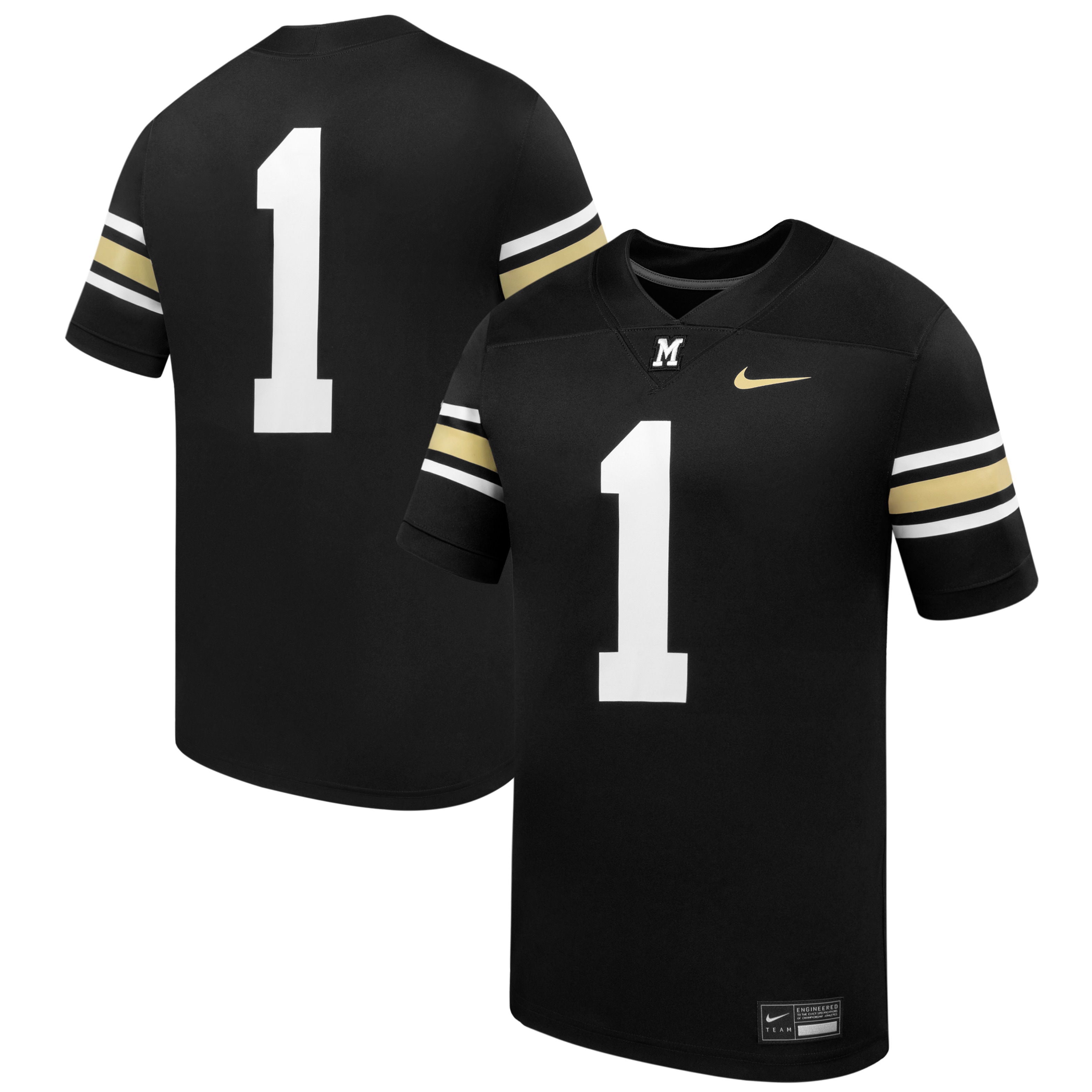 #1 Missouri Tigers 100th Anniversary Replica 2026/2027 Football Jersey - Black