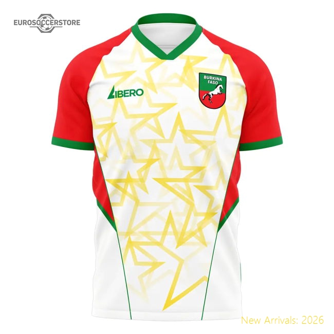 Burkina Faso 2025-2026 Away Concept Football Kit (libero)