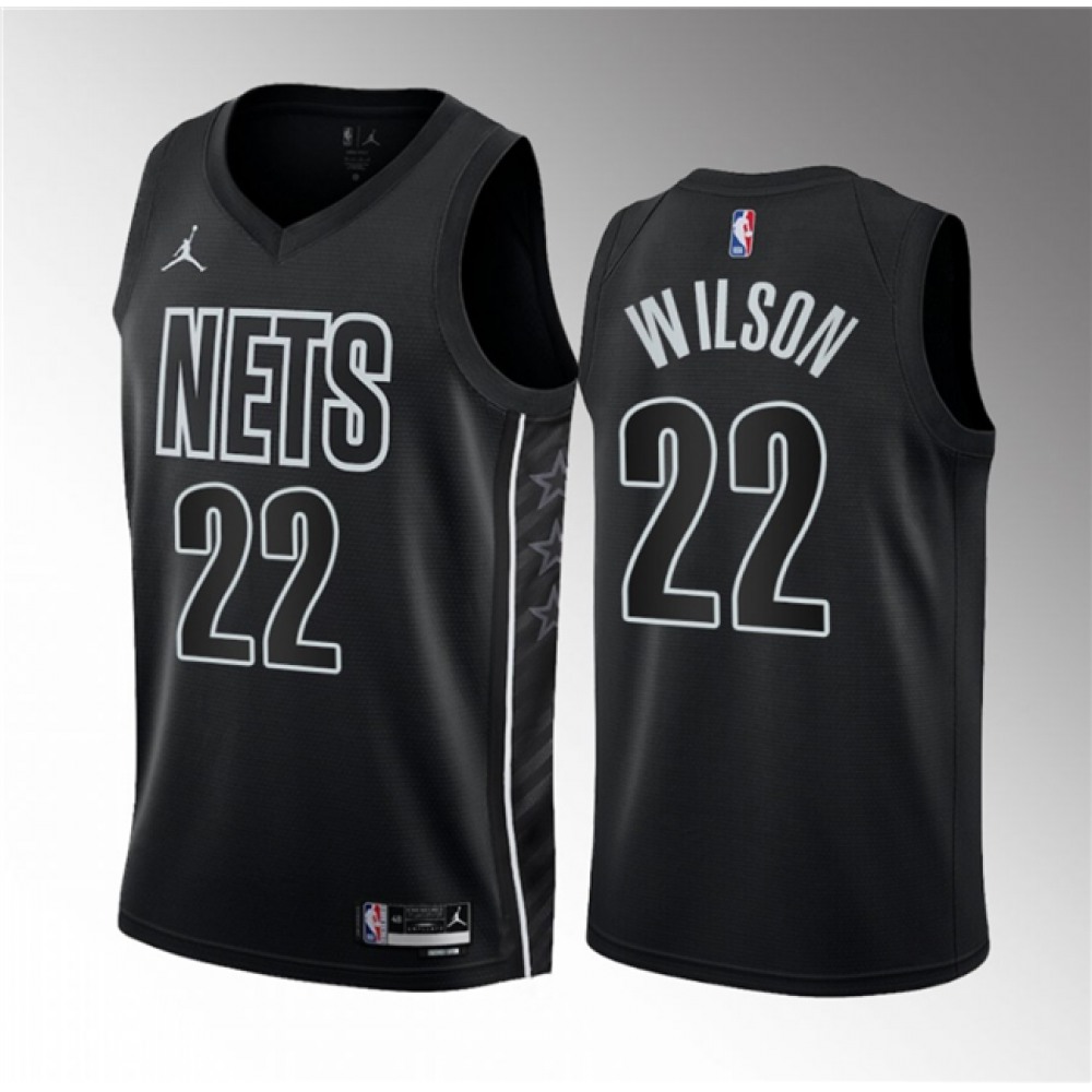 Elite 22 Brooklyn Nets Jersey Black - - Fan Favorite