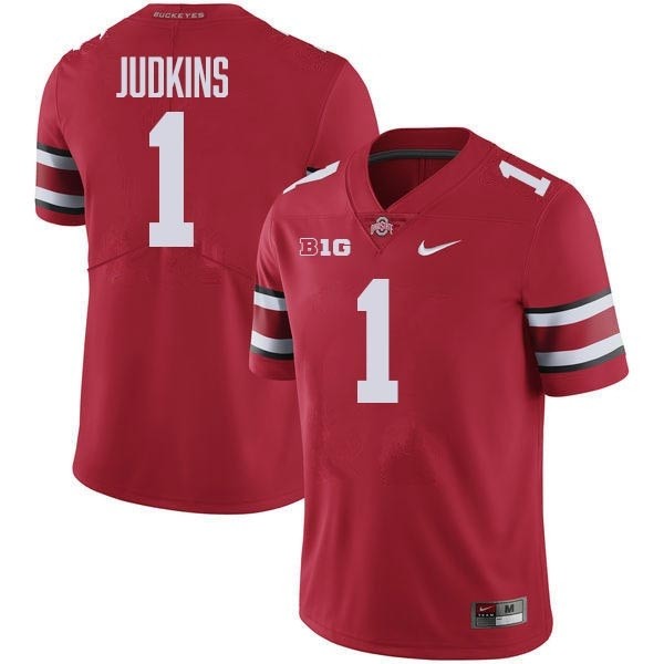 Ohio State Buckeyes Men Quinshon Judkins #1 Nike Red Elite Series