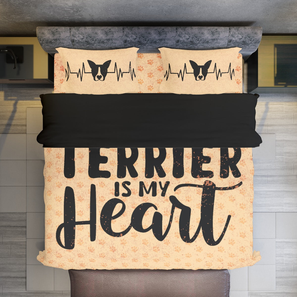 Cosmo - Duvet Cover Set for Boston Terrier lovers