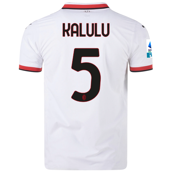 AC Milan Kalulu 2024-2025 UCL Away Jersey – Authentic Shirt