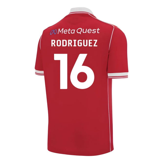 Match Quality Passionate Football Wrexham Home Shirt Kids Rodrigue...