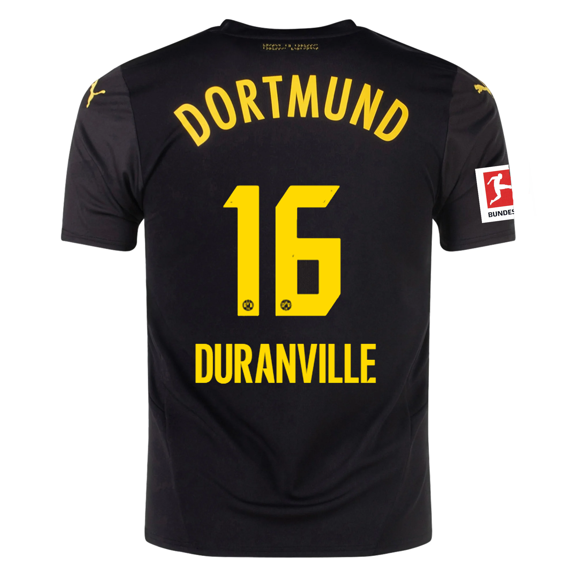 Borussia Dortmund Duranville 2024-2025 Bun Away Jersey – Authentic Shirt