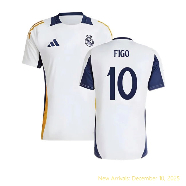 2024-2025 RM Real Madrid Training High-Quality Shirt (White) (Figo 10)
