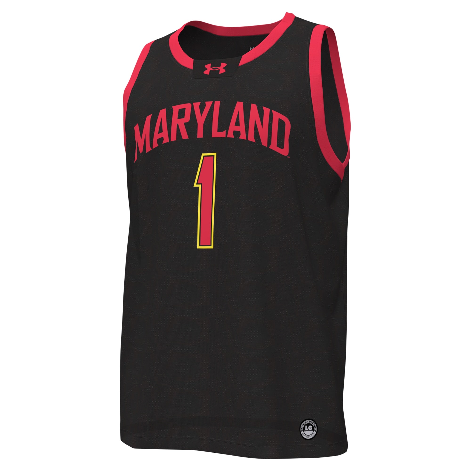 [DDG] Maryland Terrapins Replica Basketball Jersey - Black