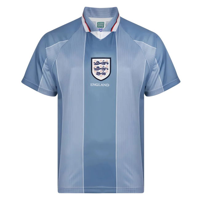 Score Draw England 1996 Away Euro Championship Retro Football Shirt